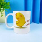 مج بورسلين فاخر لجميع المشروبات الساخنة والباردة – تصميم أنيق وسعة 310 مل