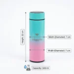 ⁦مج حراري بشاشه ديجيتال بتدرج لون لطيف لحفظ حراره المشروبات – سعة 500 مل⁩ - الصورة ⁦2⁩