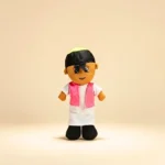 ⁦دميه بكار – دبدوب بكار – شخصيه رمضانيه – مصنوع من القطن – طول 30 سم⁩ - الصورة ⁦2⁩