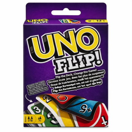 لعبة أونو فليب UNO Flip – التجربة المزدوجة للمتعة والتحدي