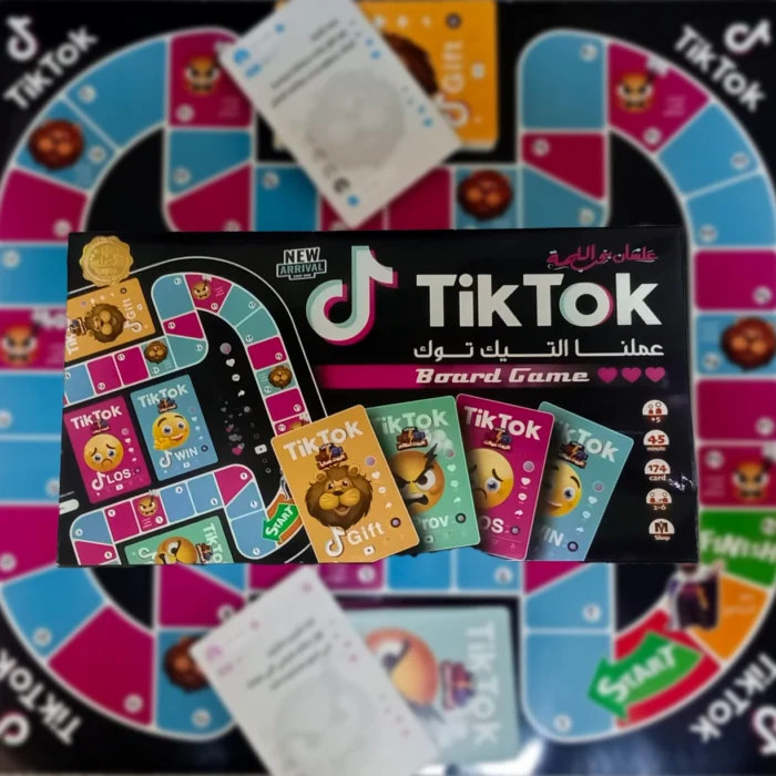 لعبة تحدي تيك توك – خليك نجم التيك توك على الترابيزة