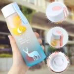زجاجة مياه متدرجة الألوان – تصميم أنيق وعصري يليق بكل الأذواق