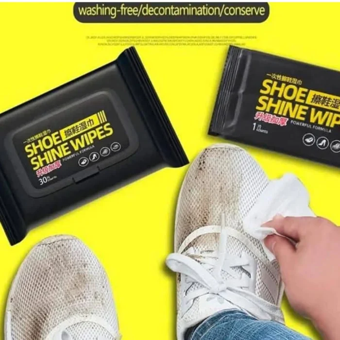 إذا كنت تبحث عن منتج يجمع بين العملية والجودة والراحة، فإن مناديل تنظيف الأحذية SHOE SHINE WIPES هي الحل المثالي. ودّع الأتربة والبقع، واستقبل الأناقة في كل خطوة. سواء كنت تهتم بمظهرك في الجامعة أو العمل أو حتى أثناء السفر، لا تتردد في اقتناء هذا المنتج الرائع. هذا المنتج لا يوفر لك فقط حذاءً نظيفًا، بل يمنحك إحساسًا دائمًا بالثقة والتألق. ومع كل استخدام ستدرك مدى أهمية العناية بالتفاصيل الصغيرة التي تصنع الفرق.