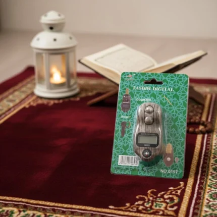 سبحة إلكترونية عداد مع بوصلة –5 سم - سبحة رقمية للأذكار والاستخدام اليومي