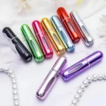 زجاجة بخاخ العطر المحمولة 5 مل قابلة لإعادة الملء – تصميم أنيق وسهل الحمل