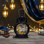 ⁦ستاند فانوس ديكوري أنيق مقاس 13×8 سم – قاعدة عرض مثالية للفوانيس الرمضانية⁩ - الصورة ⁦2⁩