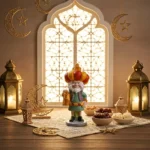 ⁦أنتيكة رمضانية شخصية جدو من فنانيس – ديكور رمضان مجسم 20×7 سم⁩ - الصورة ⁦4⁩