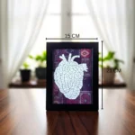 ⁦برواز السور القرآنية باللون الأسود مقاس 21×15 سم – ديكور إسلامي أنيق للمنزل والمكتب⁩ - الصورة ⁦2⁩