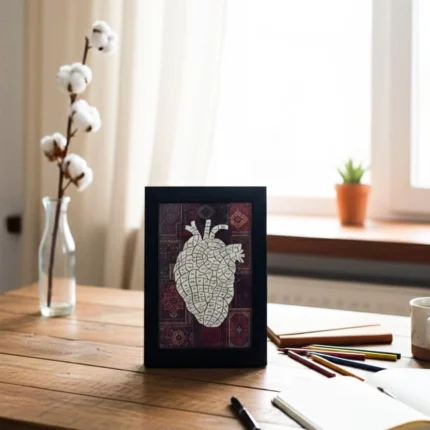 برواز السور القرآنية باللون الأسود مقاس 21×15 سم – ديكور إسلامي أنيق للمنزل والمكتب