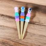 قلم جل أزرق بتصميم آيس كريم كيوت – قلم حبر كرتوني ملون للمذاكرة والهدايا