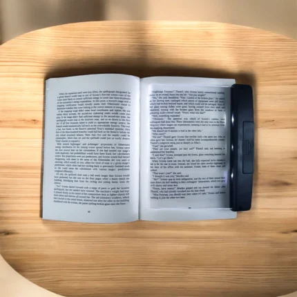 لايت بورد قراءة بإضاءة LED – مكبر نصوص شفاف للكتب والمجلات بحجم 17×14 سم