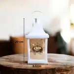 ⁦فانوس تركي أبيض ديكور رمضان – حجم 20 × 9.5 سم – تصميم أنيق بإضاءة دافئة⁩ - الصورة ⁦3⁩