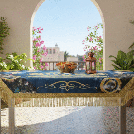 مفرش تركي فخم مقاس 1.5×0.5 متر – تصميم أنيق يضيف لمسة راقية لكل منزل