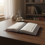 ⁦مصحف فاخر مقاس 19×14 سم بغلاف مخملي مزخرف ذهبي – تصميم إسلامي راقي بألوان مميزة⁩ - الصورة ⁦3⁩