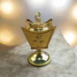 مبخرة نحاس 12×7 سم بتصميم تراثي أنيق – مبخرة فاخرة للديكور والعطور الشرقية