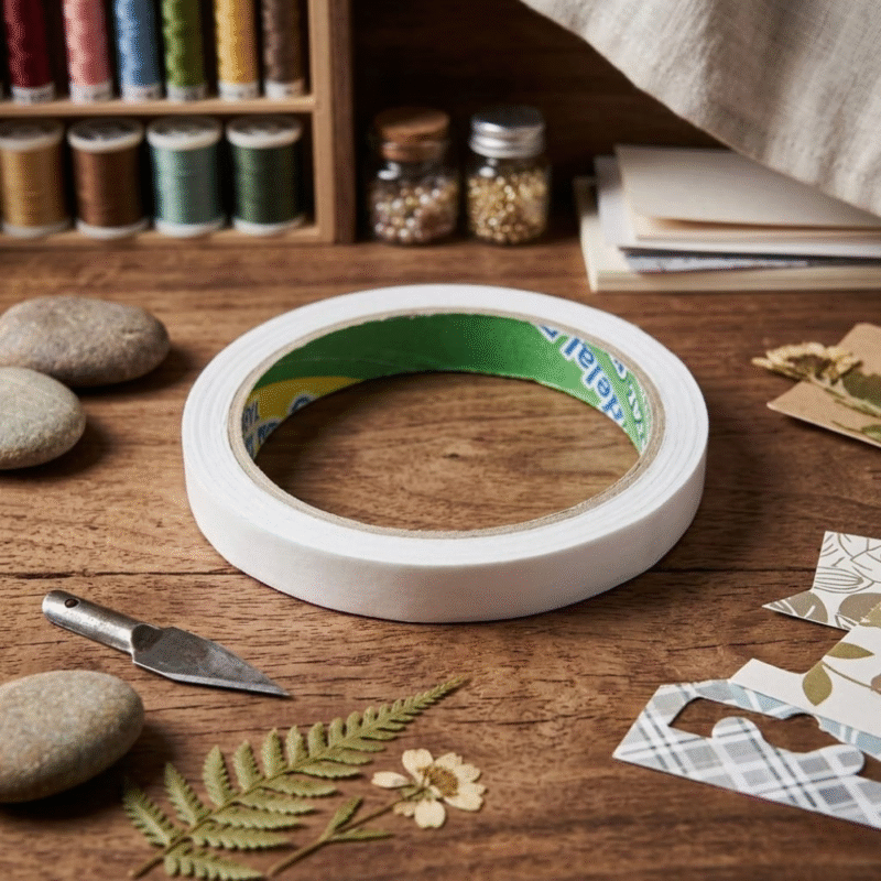 دبل فيس ميني قوي وعملي – شريط لاصق مزدوج شفاف للاستخدام المنزلي والمكتبي