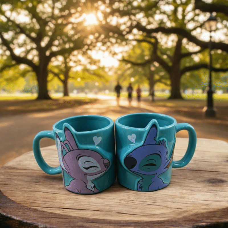 مج كابلز ستتش أزرق سعة 310 مل – كوب سيراميك مميز 9×8.5 سم لعشاق الشخصيات الكرتونية