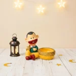 مبخرة ديكور بوجي – مبخرة رمضانية أنيقة بتصميم مميز مقاس 9×8 سم