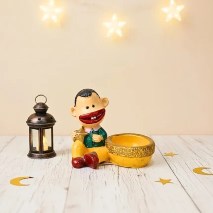 مبخرة ديكور بوجي – مبخرة رمضانية أنيقة بتصميم مميز مقاس 9×8 سم