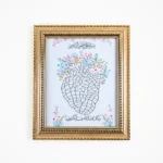 برواز السور القرآنية 20×25 سم – بني فاتح – ديكور روحاني أنيق