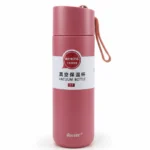 مج حراري لون بينك سعة 460 مل – كوب عازل للحرارة ستانلس ستيل داخلي 316 بتصميم أنيق عملي