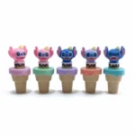 طقم أقلام تحديد ملونة شكل آيس كريم 6 قطع – ماركر باستيل للمذاكرة وتزيين الكشكول والهدايا المدرسية