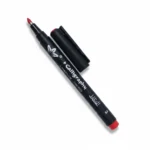 قلم خط عربي أحمر احترافي سن 3 مم – ماركر كتابة عريضة بطول 12 سم للمدارس والفنانين