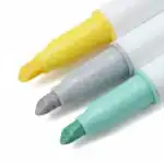 ⁦طقم أقلام تحديد هيلايتر بلمعة 5 قطع – ألوان باستيل لامعة للمذاكرة والرسم والملاحظات⁩ - الصورة ⁦4⁩