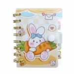 نوته صغيرة بسلك للأطفال 8×11.5 سم – مفكرة جيب كيوت برسوم بناتي | كشكول ملاحظات مدرسي عملي وخفيف