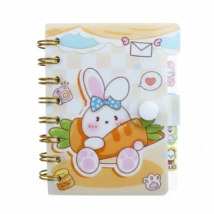نوته صغيرة بسلك للأطفال 8×11.5 سم – مفكرة جيب كيوت برسوم بناتي | كشكول ملاحظات مدرسي عملي وخفيف