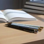 قلم سنون رصاص 0.7 مم أسود بتصميم أنيق ومشبك معدني – قلم ميكانيكي عملي للمدرسة والمكتب والرسم - الصورة 3