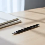 قلم سنون رصاص 0.7 مم أسود بتصميم أنيق ومشبك معدني – قلم ميكانيكي عملي للمدرسة والمكتب والرسم - الصورة 5