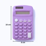 ⁦آلة حاسبة صغيرة بحجم الجيب 10 سم × 6 سم – تصميم عملي وخفيف للمكتب والمدرسة⁩ - الصورة ⁦2⁩