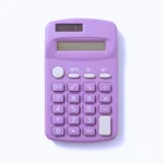 آلة حاسبة صغيرة بحجم الجيب 10 سم × 6 سم – تصميم عملي وخفيف للمكتب والمدرسة