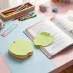 ملاحظات لاصقة شكل تفاحة 7×7 سم – ستيكي نوت للمذاكرة وتنظيم المهام - الصورة 4