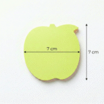 ملاحظات لاصقة شكل تفاحة 7×7 سم – ستيكي نوت للمذاكرة وتنظيم المهام - الصورة 2