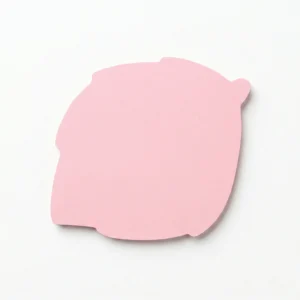 ستيكي نوت وردي شكل كيوت مقاس 9×7.5 سم – ملاحظات لاصقة مميزة للمكتب والمذاكرة