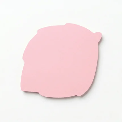 ستيكي نوت وردي شكل كيوت مقاس 9×7.5 سم – ملاحظات لاصقة مميزة للمكتب والمذاكرة