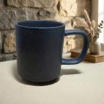مج بورسلين أسود أنيق – كوب قهوة وشاي بورسلين فاخر بتصميم عصري للمطبخ والمكتب - الصورة 2
