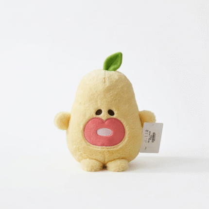 دمية أفوكادو قطيفة للأطفال 20 سم – لعبة محشوة ناعمة لطيفة بوجه كيوت للديكور والهدايا