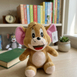 ⁦دمية جيري القطيفة 26 سم – لعبة أطفال ناعمة مستوحاة من شخصية توم وجيري بجودة عالية⁩ - الصورة ⁦2⁩