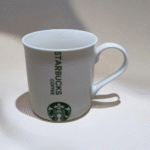 مج قهوة بورسلين بتصميم ستاربكس – كوب قهوة أنيق لعشاق القهوة 350 مل - الصورة 2