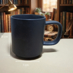 مج بورسلين أسود أنيق – كوب قهوة وشاي بورسلين فاخر بتصميم عصري للمطبخ والمكتب - الصورة 3