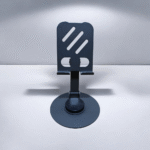 حامل موبايل معدني قابل للتعديل بقاعدة ثابتة – ستاند موبايل مكتبي قوي للاستخدام اليومي - الصورة 3