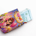 ⁦أكياس توزيعات العيد للأطفال – محافظ فلوس قماش بتصميمات كرتونية ملونة لهدايا العيد والفلوس⁩ - الصورة ⁦3⁩