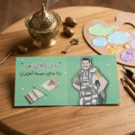 ⁦ظرف عيدية مضحك تصميم “مال زعلان أهو وأنا جاتلي عيدية” – كارت عيدية فلوس للهدايا في العيد⁩ - الصورة ⁦3⁩