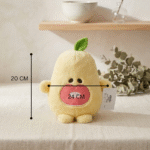 ⁦دمية أفوكادو قطيفة للأطفال 20 سم – لعبة محشوة ناعمة لطيفة بوجه كيوت للديكور والهدايا⁩ - الصورة ⁦2⁩