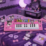 ⁦بيانو ألعاب أطفال موسيقي صغير بتصميم كرتوني (سبايدر مان وكورومي) – حجم 28×12 سم – لعبة تعليمية لتنمية مهارات الطفل⁩ - الصورة ⁦2⁩