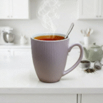 ⁦مج ايكيا بينك 300 مللي – كوب قهوة بورسلين أنيق بلون وردي عصري للاستخدام اليومي⁩ - الصورة ⁦3⁩