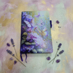 ⁦نوت استيك بتصميم فراشات وزهور ملونة مقاس 21×14 سم – نوت بوك أنيق للمذاكرة والتخطيط اليومي⁩ - الصورة ⁦3⁩